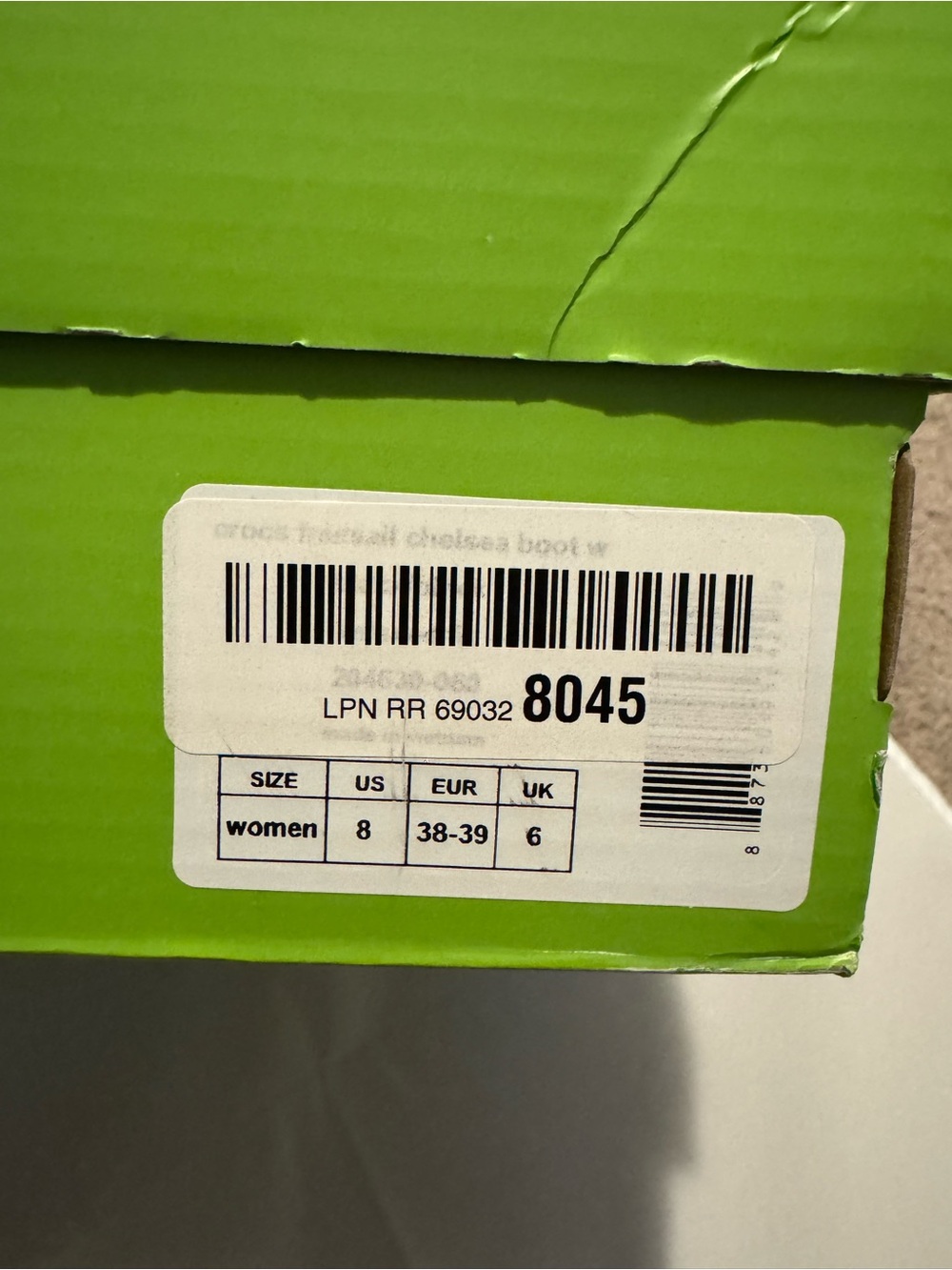 Crocs Women’s Boots Black Size 8 - Picture 6 of 6